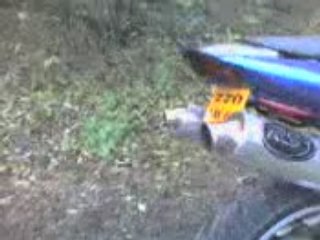 Flammes avec un SV 650