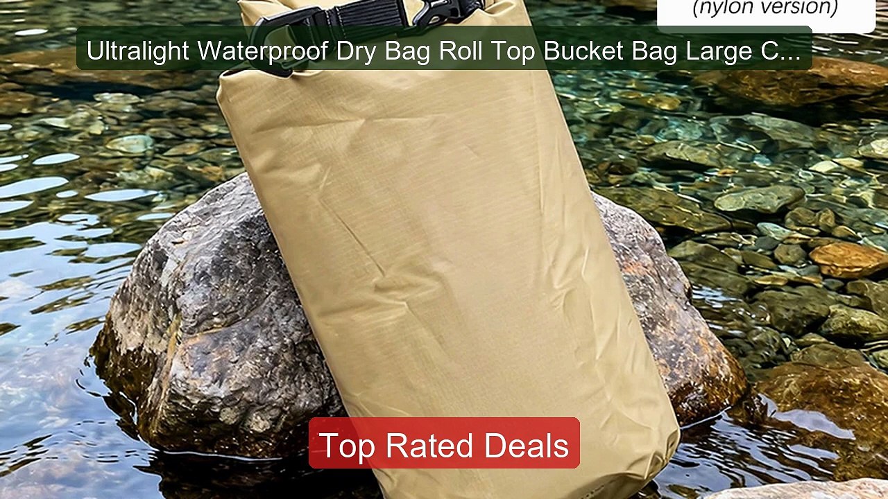 Ultralight Waterproof Dry Bag Roll Top Bucket Bag Large Capac ...