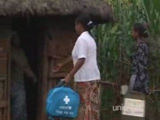 Distribution de moustiquaires imprégnées