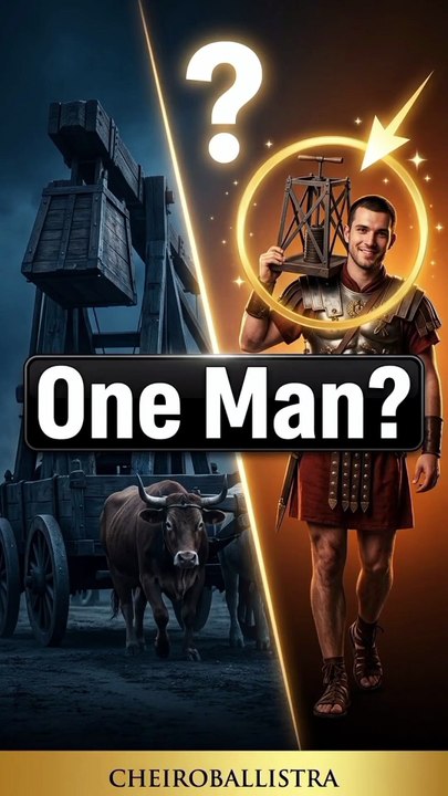 🤯 Could One Roman Carry a Cheiroballistra Alone? 🏛️ - video Dailymotion