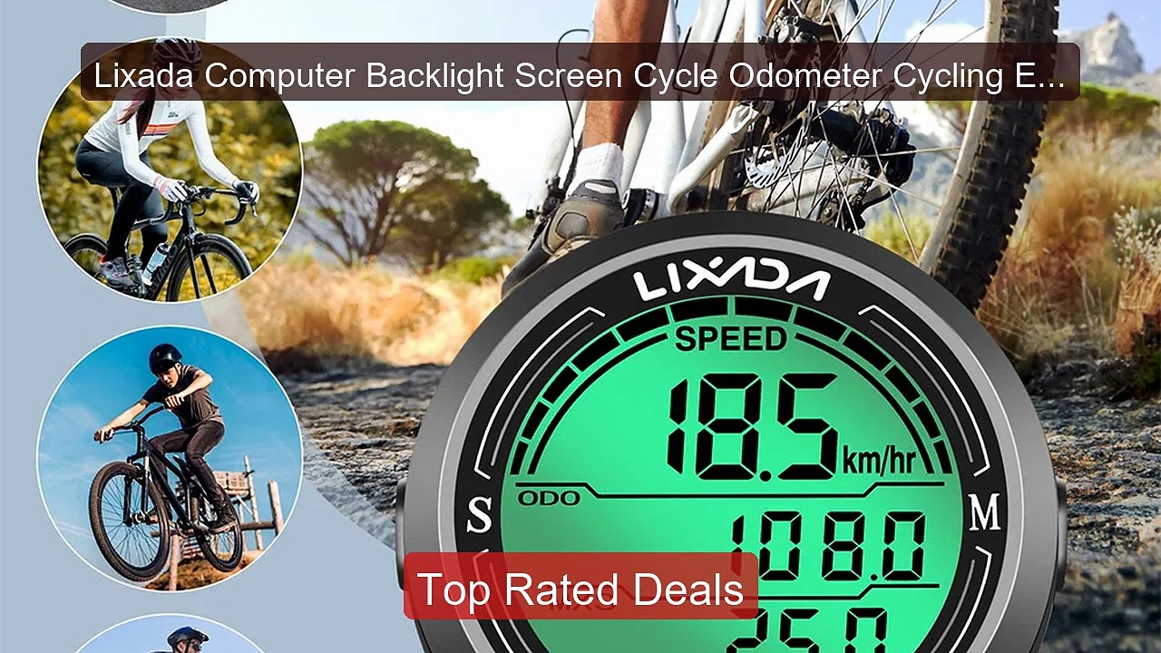 Lixada Computer Backlight Screen Cycle Odometer Cycling Equipm ...