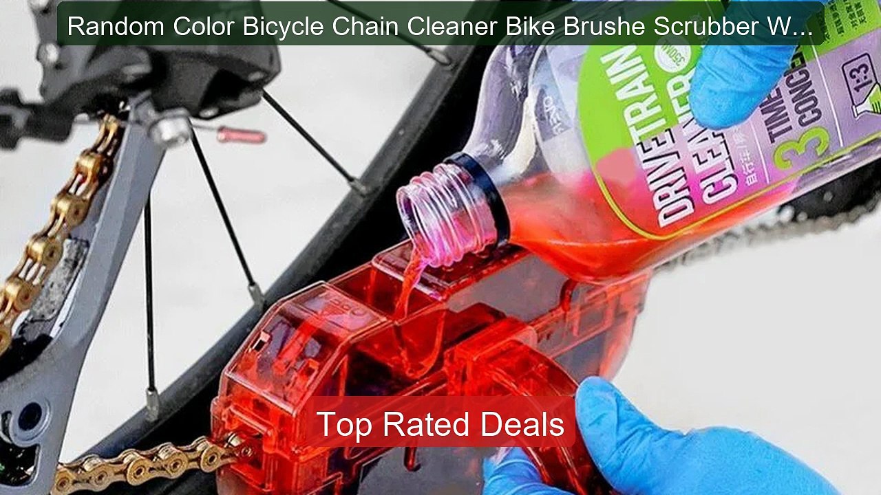 Random Color Bicycle Chain Cleaner Bike Brushe Scrubber Wash T ...