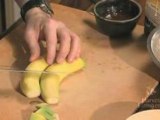 Video Recipe: Bananas with Roasted Hazelnuts & Ganache
