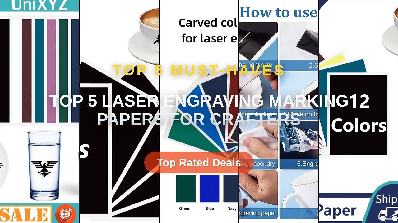 Cheap & Best Top 5 Laser Engraving Marking Papers For Crafters Unboxing ...