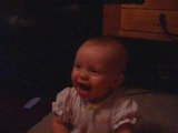 8 month old baby laughing