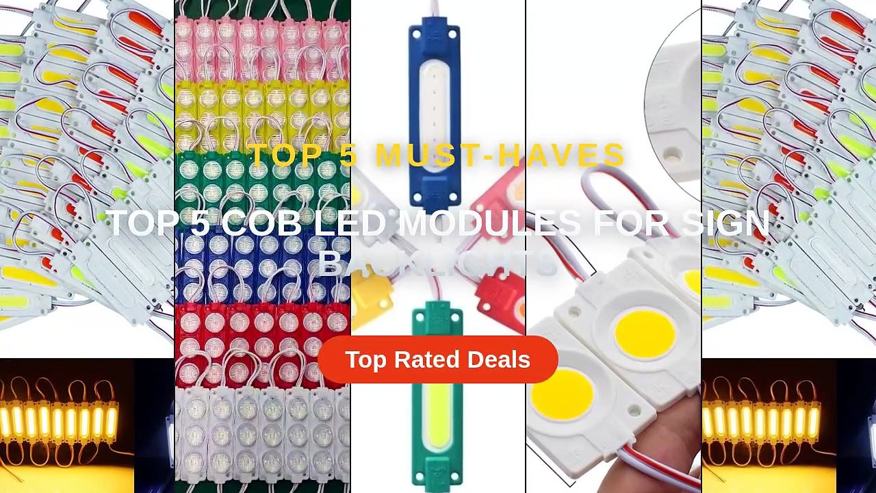 Don't Buy Top 5 COB LED Modules For Sign Backlights Before Watching ...