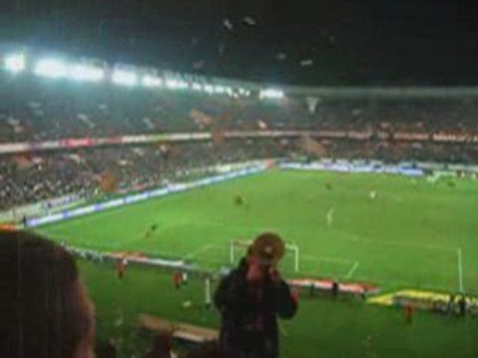 PSG-MONACO SAISON 2007/2008 TIFO LUTECE "GARDERIE"