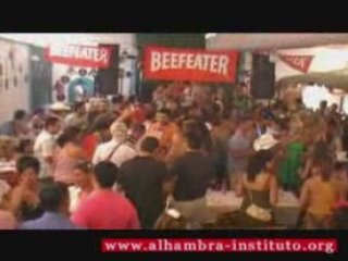 Feria de Malaga 2008, dancing in the streets, Spanish ...