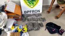 BPFron apreende capulho em bagageiro de ônibus na Rodoviária de Cascavel
