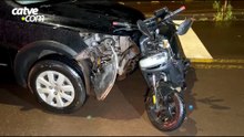 Voltando do trabalho, adolescente se envolve em acidente na Avenida Tito Muffato