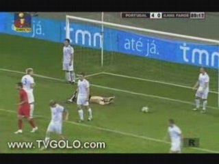 Portugal 4-0 iles feroe. bruno alves