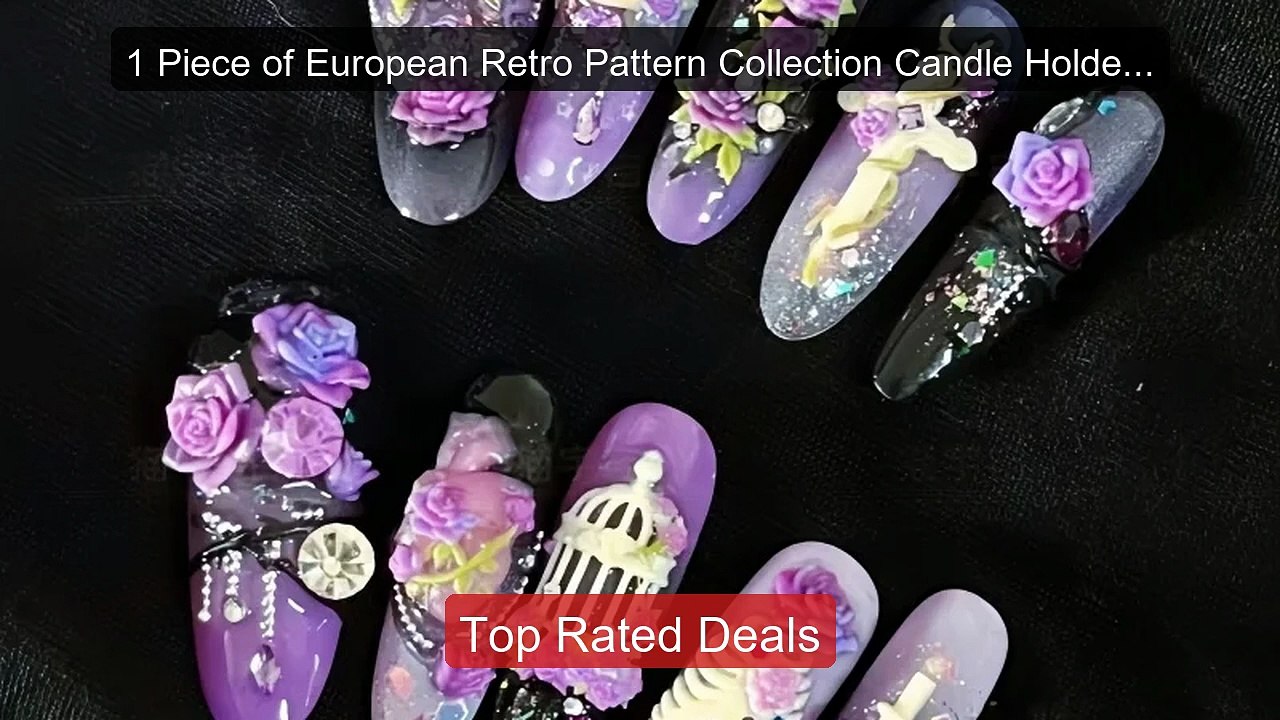 1 Piece of European Retro Pattern Collection Candle Holder, 3D ...