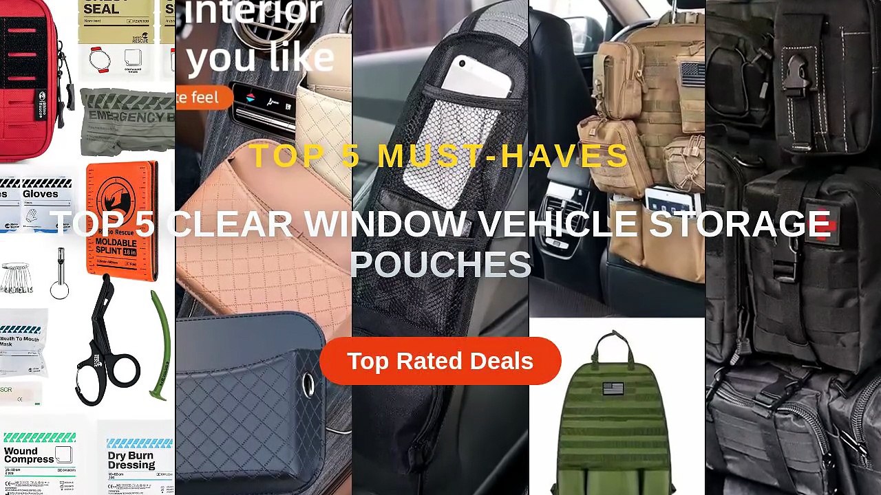 Ultimate Guide to the Best Top 5 Clear Window Vehicle Storage Pouches ...