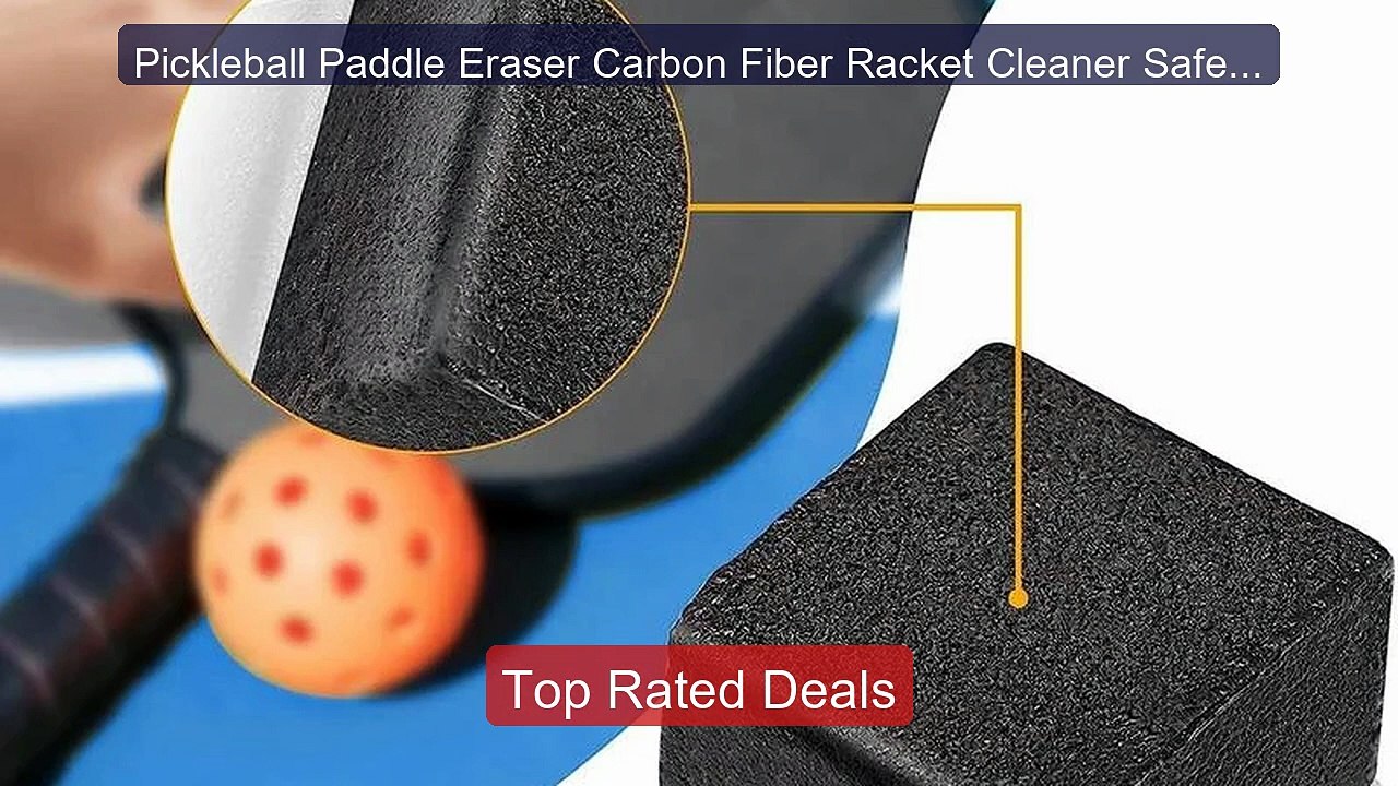 Pickleball Paddle Eraser Carbon Fiber Racket Cleaner Safe Dust ...