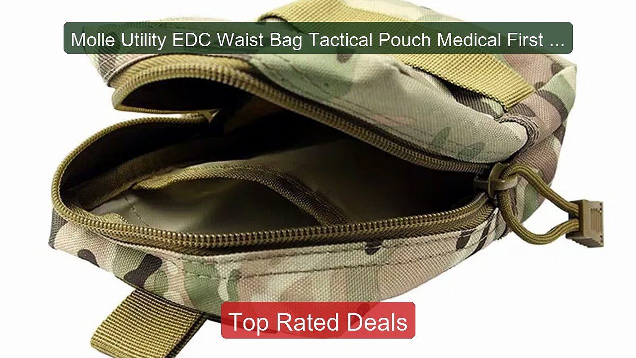 Molle Utility EDC Waist Bag Tactical Pouch Medical First Aid B ...