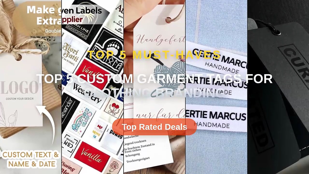 Top 5 Custom Garment Tags For Clothing Branding: Top 5 Best Sellers ...