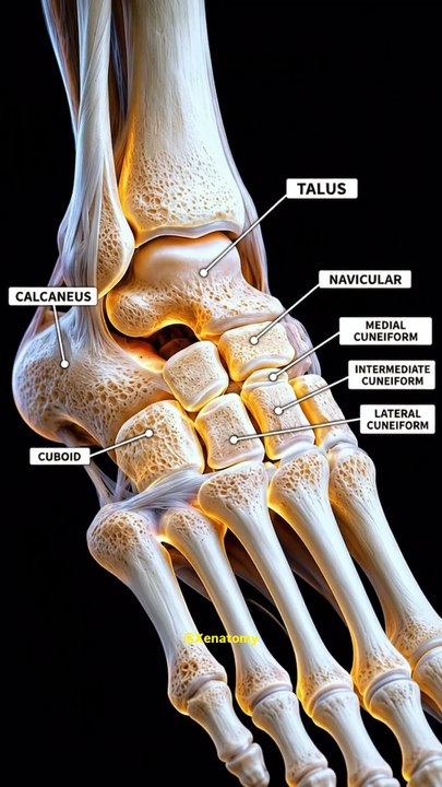 🦶 Your Foot Has 7 Hidden Bones You Never Think About! - video Dailymotion