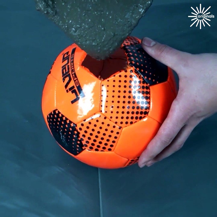 DIY soccer ball cement waterfall! - video Dailymotion