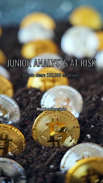 Cryptocurrency's real loser: junior analysts