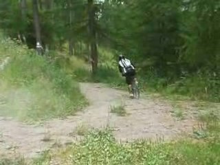 un ptit dérapage dans une descente