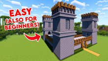 Minecraft Castle Survival House Tutorial | Build a Garden Base