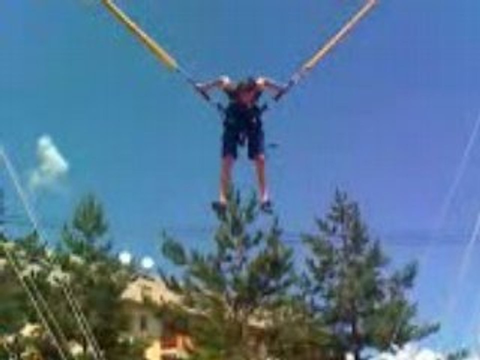 Le saut à l'élastique : Antoine !