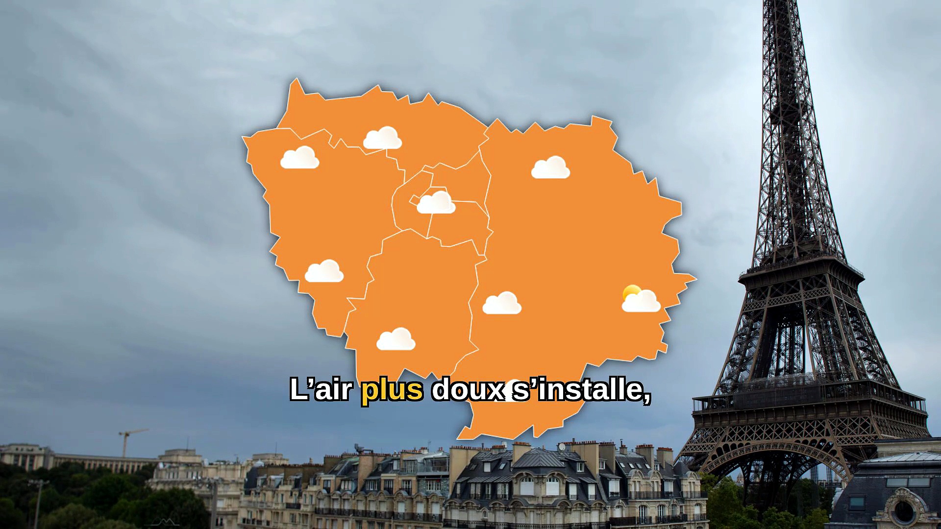 Bulletin météo Île-de-France du lundi 12 octobre 2026