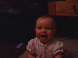 8 month old baby laughing