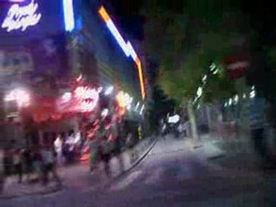 Lloret by night summer 2008 @ in the street