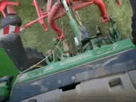 john deere 6430 + faneuse kuhn