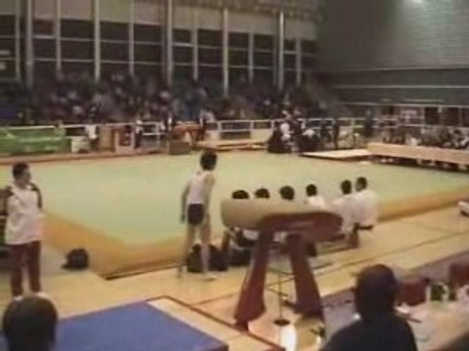 Pierre au saut au demi finale des coupes 2008