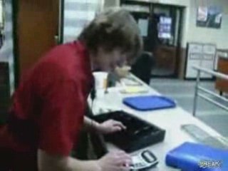 Burger King Employee Takes Bath In Sink
