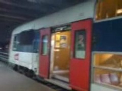 Plusieurs rames du RER C à Champs de Mars Tour Eiffel