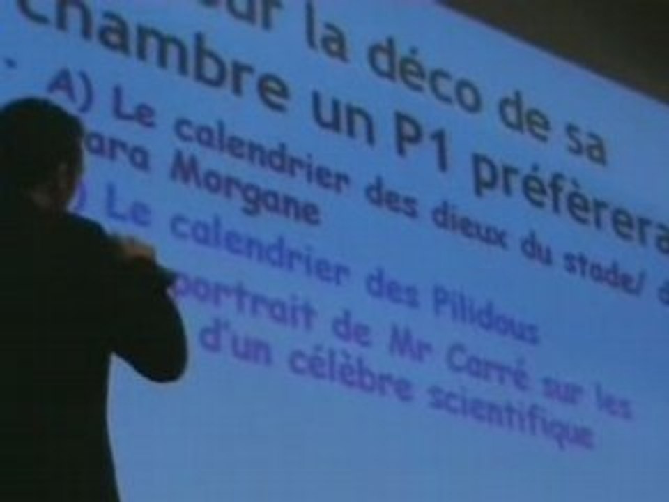 Entracte, Le Quizz