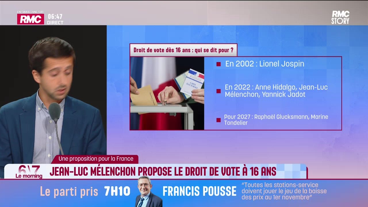 Une proposition pour la France : Jean-Luc Mélenchon propose le droit de ...