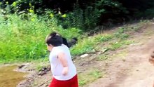 MUD HURRAY! 🏃‍♂️💥 Watch the epic slip that turns a normal walk into a comedy show! One slip, endless laughs.