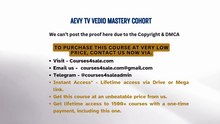 Courses4sale.com — AEVY TV VEDIO MASTERY COHORT