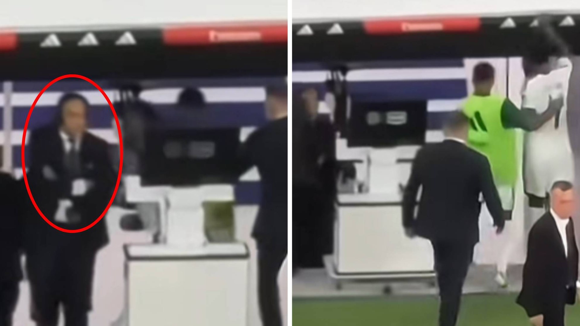 Vinicius va empènyer a un empleat de LaLiga de camí al vestuari: ni Endrick va poder parar-li!