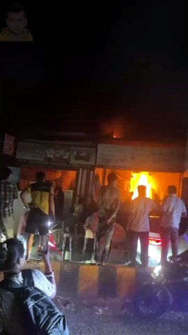 Massive Night Fire Outbreak! 🔥😱