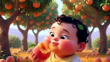 Johny Johny Yes Papa Fruit Song | Yummy Fruits Nursery Rhymes for Kids