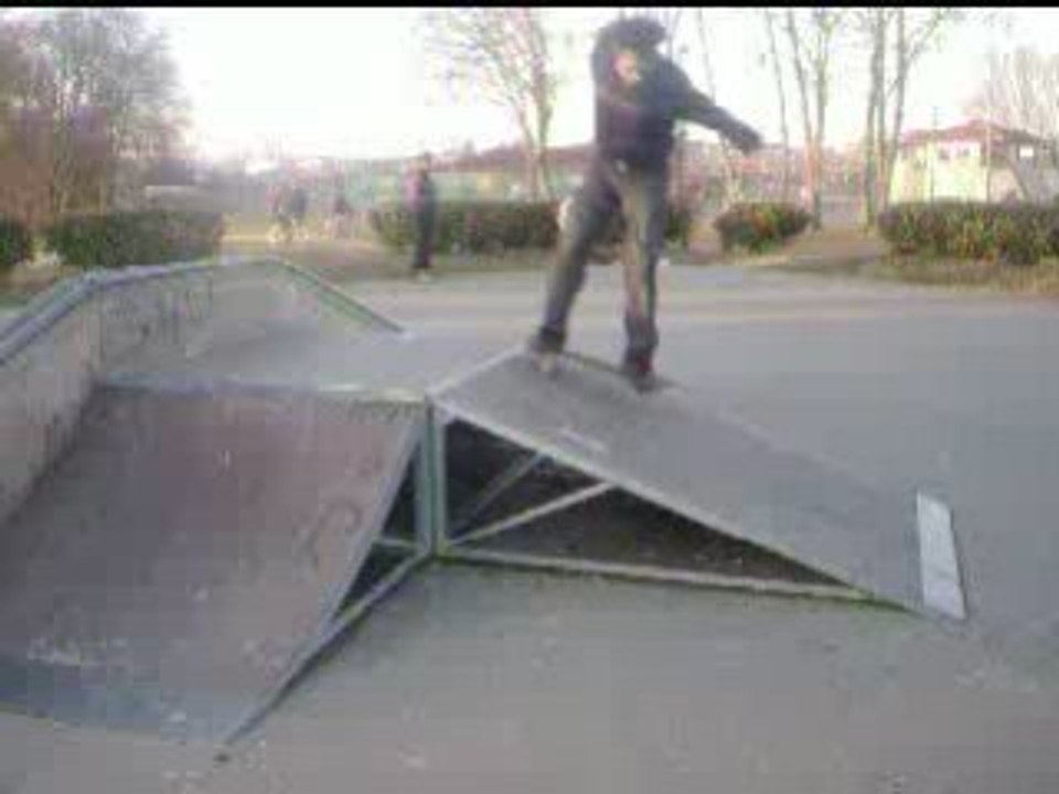 playing skate