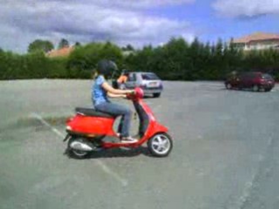 Pop's & Moi en scoot xD