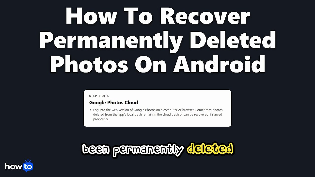 How to recover permanently deleted photos on android (Step by Step ...