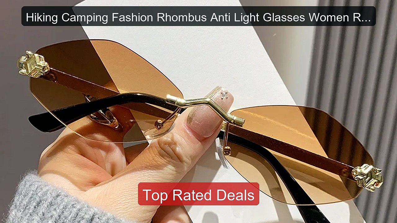 Hiking Camping Fashion Rhombus Anti Light Glasses Women Ret... -- Top Pick 2026 | Unbeatable Price!