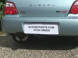 subaru sti peter solberg exhaust