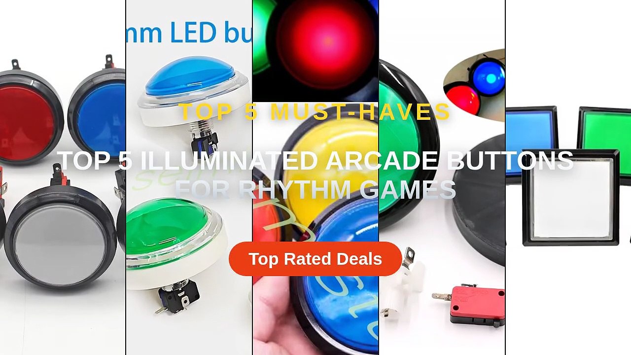 Cheap & Best Top 5 Illuminated Arcade Buttons For Rhythm Games Unboxing ...