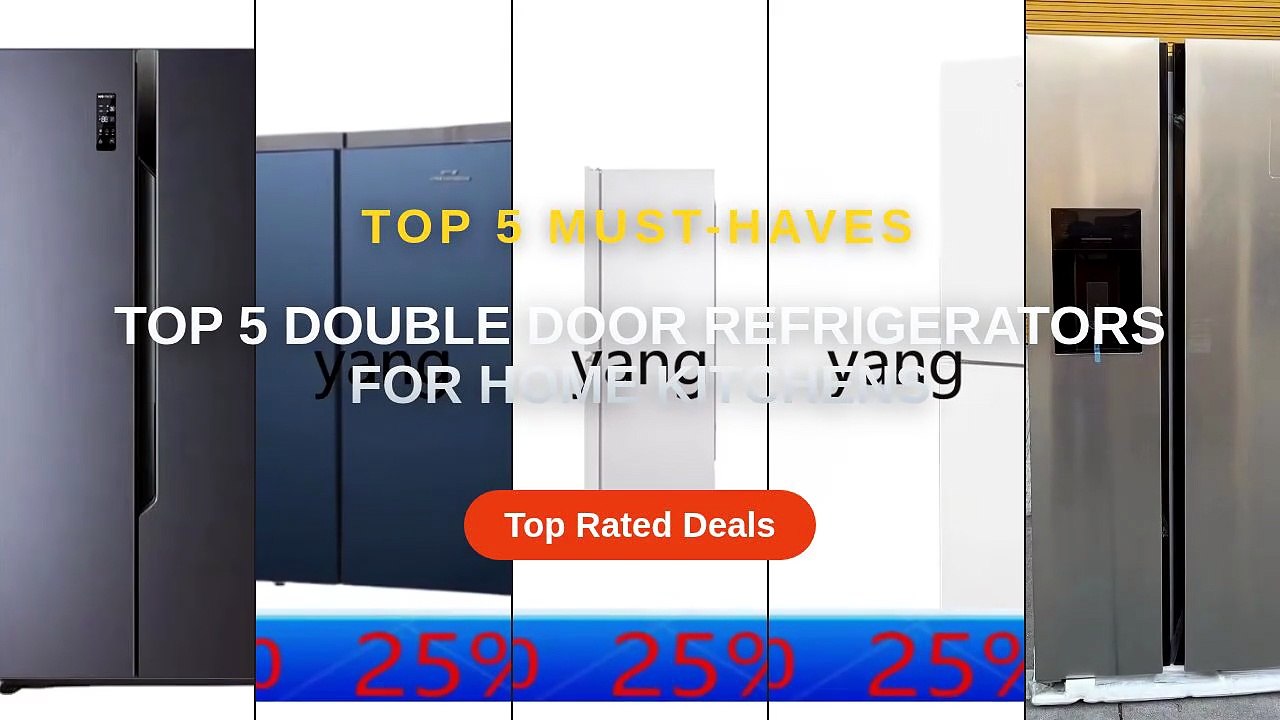 Don't Buy Top 5 Double Door Refrigerators For Home Kitchens Before ...