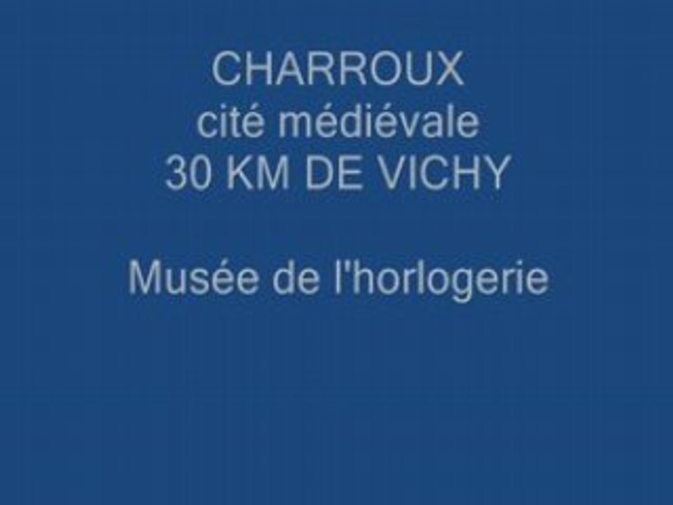 Musée de l'horlogerie à Charroux