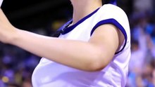Stunning NC Dinos Cheerleader Gam Seo Yoon Front View Dance + Cheerleader EP 356