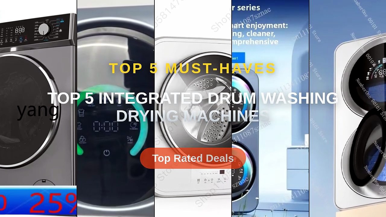 Don't Buy Top 5 Integrated Drum Washing Drying Machines Before Watching ...
